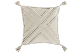 DKD Home Decor Cojín de Poliéster Crudo 45x8x45 cm (Pack de 2)
