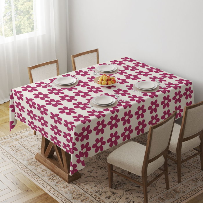 Hermia Gravellamb1 Mantel de 140 x 220 cm, Tejido de Algodón y Poliéster, Ideal para Decoración de Mesa Elegante y Duradera