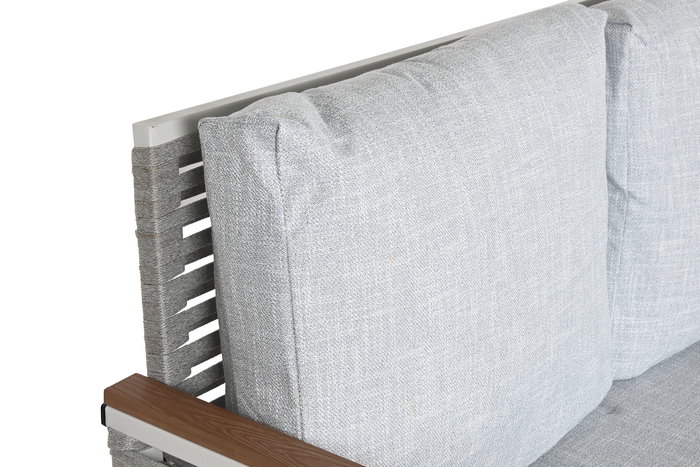 Sofa DKD Home Decor Blanco Blanco 69 x 79 x 128 cm Set de 5