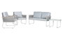 Sofa DKD Home Decor Blanco Blanco 69 x 79 x 128 cm Set de 5