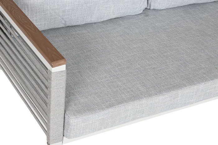 Sofa DKD Home Decor Blanco Blanco 69 x 79 x 128 cm Set de 5