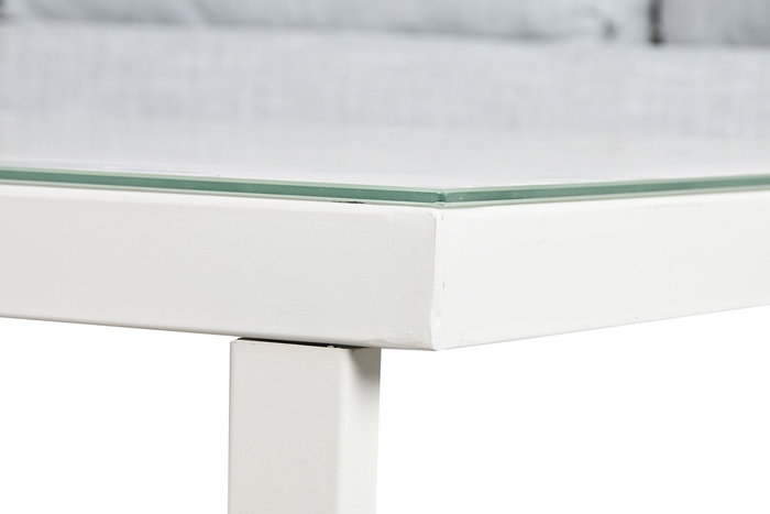 Sofa DKD Home Decor Blanco Blanco 69 x 79 x 128 cm Set de 5