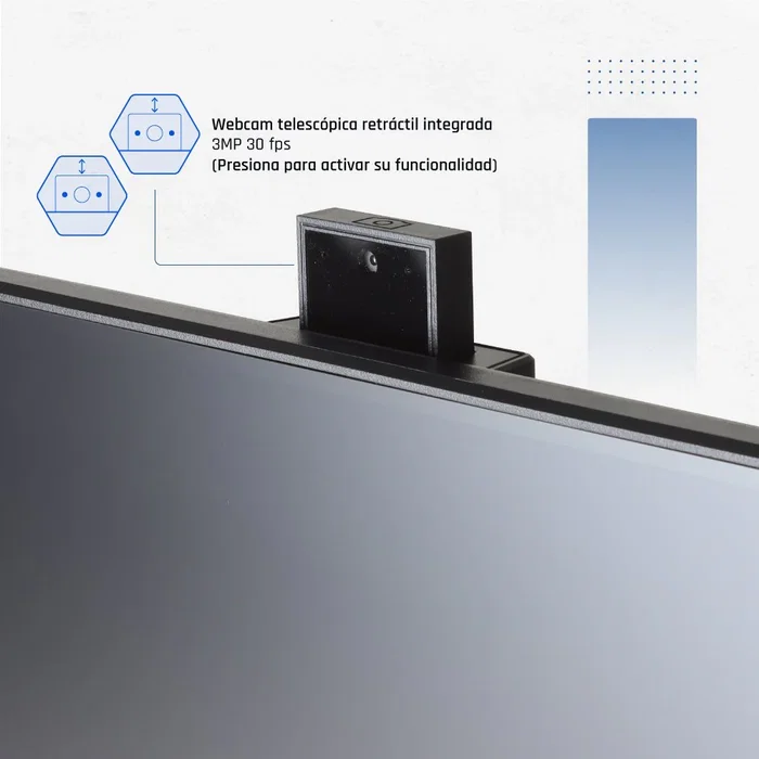 Iggual ML27WC Monitor PC 27" IPS Full HD 1920x1080 120Hz 1ms Webcam Integrada Altavoces HDMI VGA Negro