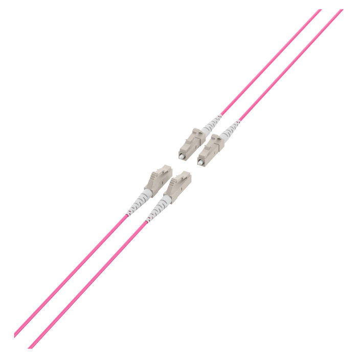 EFB Elektronik Cable de fibra óptica OM4 4G (1x4) LC-LC 50m Dca LSZH