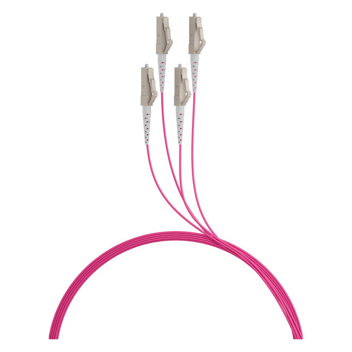 EFB Elektronik Cable de fibra óptica OM4 4G (1x4) LC-LC 50m Dca LSZH