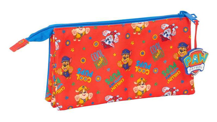Safta Portatodo Triple Paw Patrol "Cool" 22x12x3 Cm
