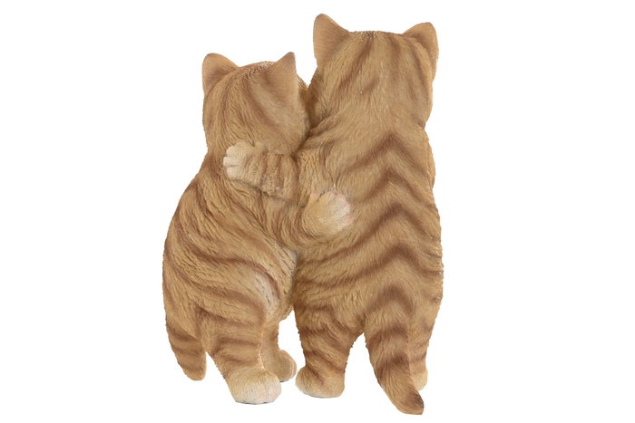 DKD Home Decor Figura de Resina Gatos Surtido de 2 Unidades