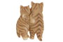 DKD Home Decor Figura de Resina Gatos Surtido de 2 Unidades