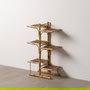 Estantería Natural Bambú Decoración 57 X 32 X 100 cm