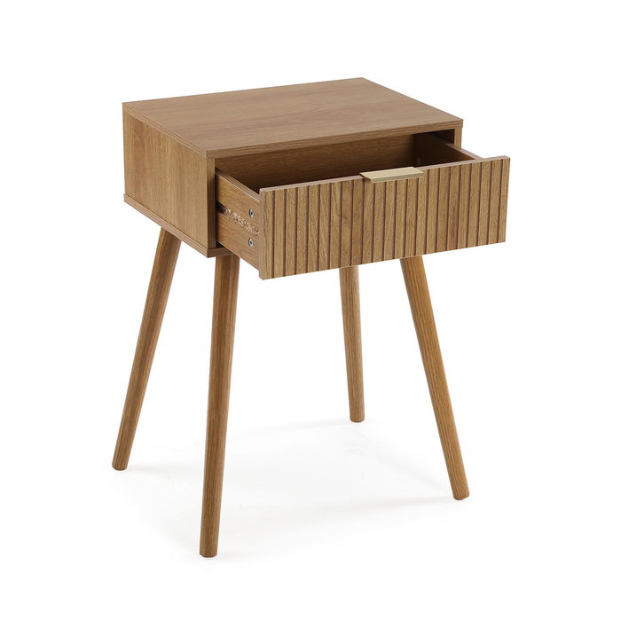 Versa Mesita de Noche Nolan Madera MDF 30x40x59 cm (2 Unidades)