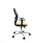 PIQUERAS Y CRESPO Silla de oficina Jorquera con mecanismo Sincro/Traslack Crema y Gris