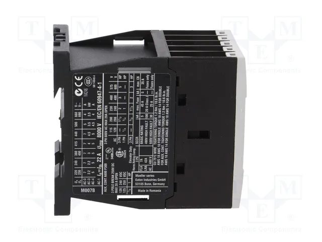 EATON ELECTRIC Contactor DILM7 3-polar 7A 230VAC