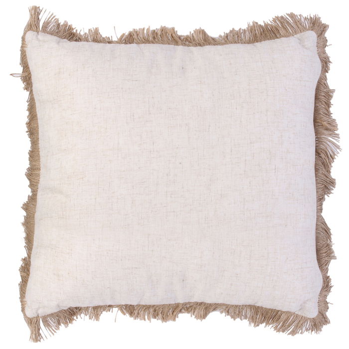 Home Deco Factory Cojín Rafia Natural Mirage Poliéster 40x40 cm