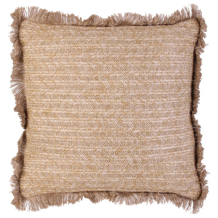 Home Deco Factory Cojín Rafia Natural Mirage Poliéster 40x40 cm