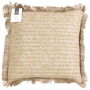Home Deco Factory Cojín Rafia Natural Mirage Poliéster 40x40 cm