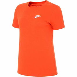 Camiseta de Manga Corta Mujer Nike Sportswear Naranja (M)