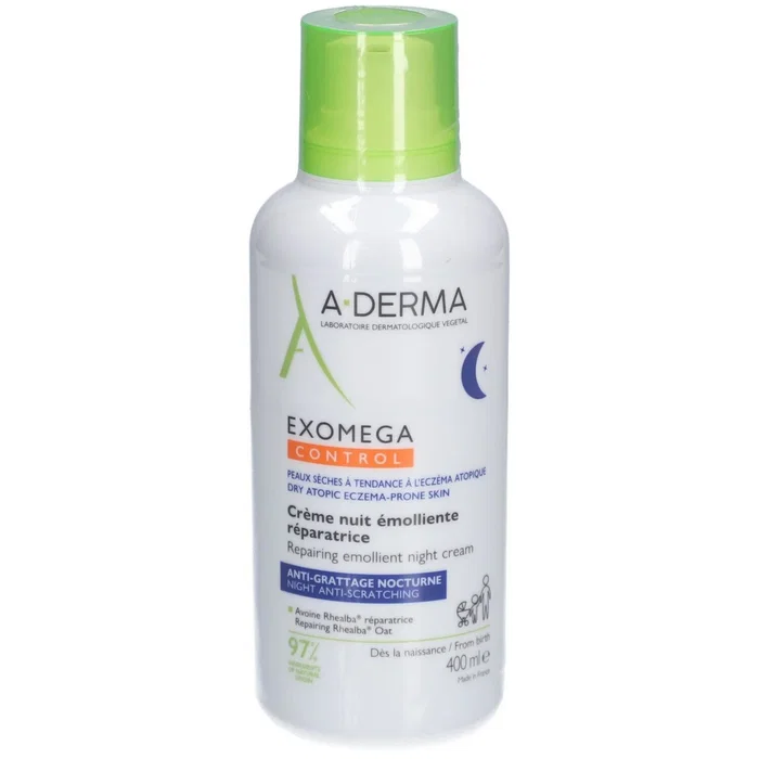 A-Derma EXOMEGA CONTROL Crema de Noche Reparadora Emoliente 400 ml A-Derma EXOMEGA CONTROL Crema de Noche Reparadora Emoliente 400 ml