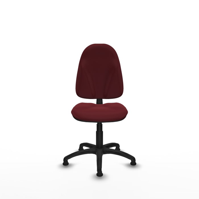 PIQUERAS Y CRESPO Silla de oficina Algarra Granate sin brazos PIQUERAS Y CRESPO Silla de oficina Algarra Granate sin brazos