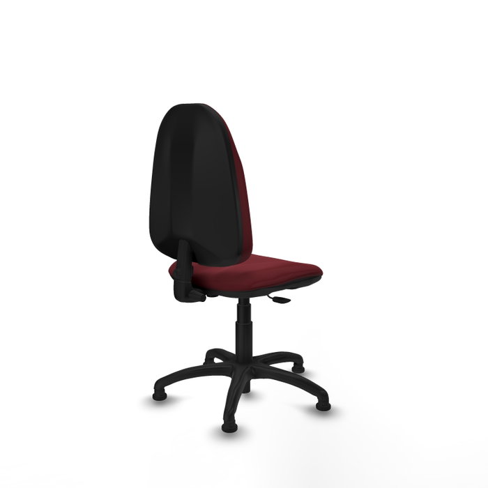 PIQUERAS Y CRESPO Silla de oficina Algarra Granate sin brazos PIQUERAS Y CRESPO Silla de oficina Algarra Granate sin brazos