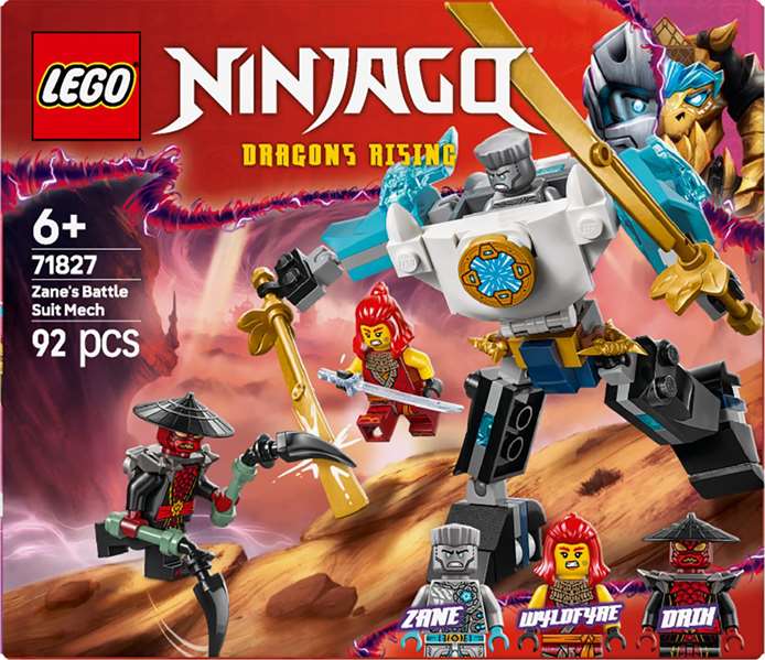 Lego Juego de Construcción Armadura Robótica de Combate de Zane Ninjago
