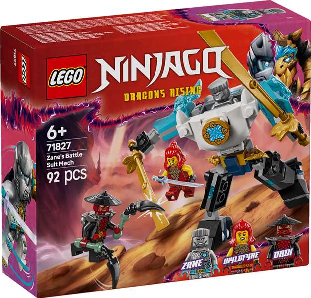 Lego Juego de Construcción Armadura Robótica de Combate de Zane Ninjago