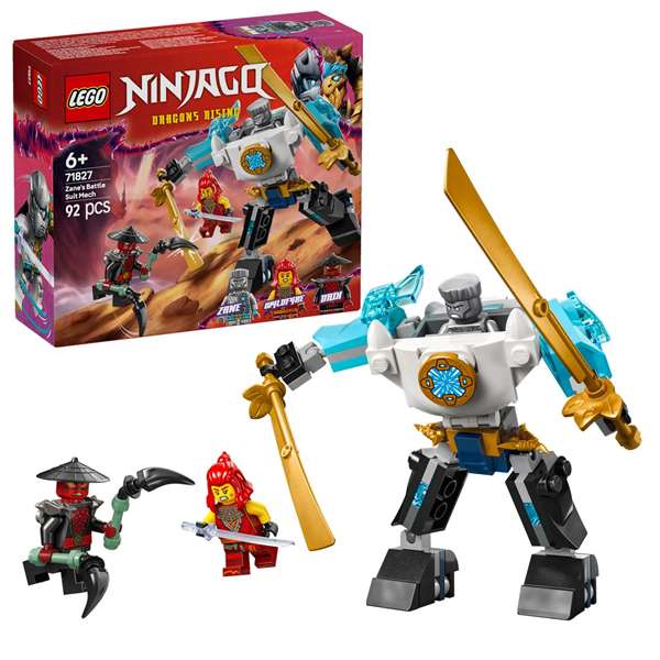 Lego Juego de Construcción Armadura Robótica de Combate de Zane Ninjago