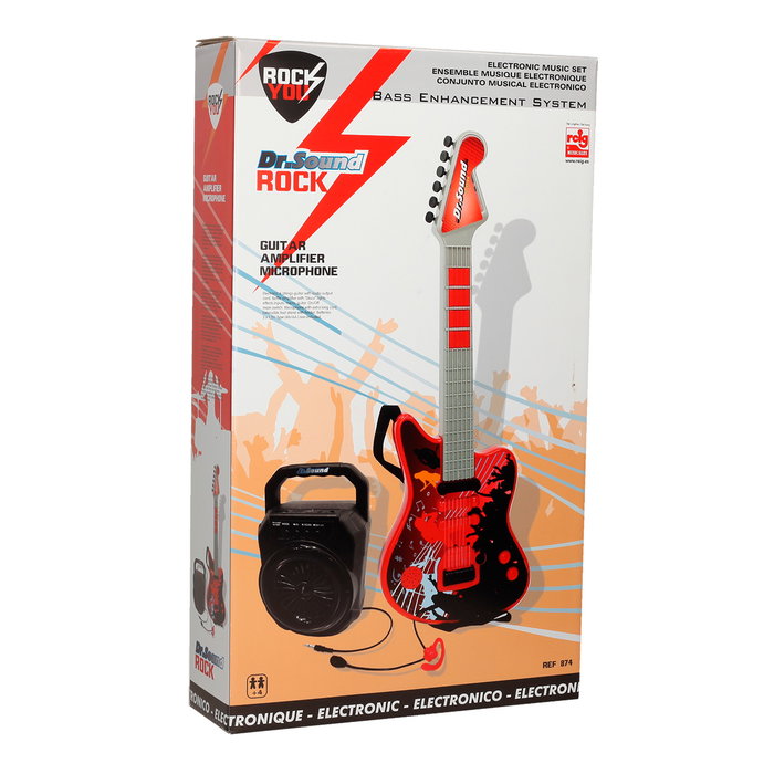 Reig Guitarra Eléctrica y Bafle Real con Bluetooth