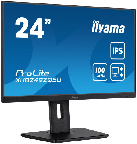 iiyama ProLite XUB2492QSU-B1 WQHD IPS 24 pulg 100 Hz Negro iiyama ProLite XUB2492QSU-B1 WQHD IPS 24 pulg 100 Hz Negro