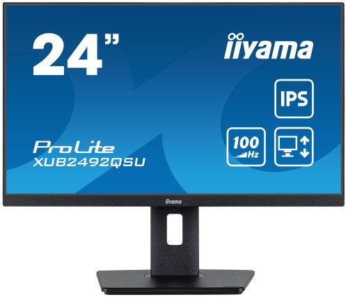 iiyama ProLite XUB2492QSU-B1 WQHD IPS 24 pulg 100 Hz Negro iiyama ProLite XUB2492QSU-B1 WQHD IPS 24 pulg 100 Hz Negro