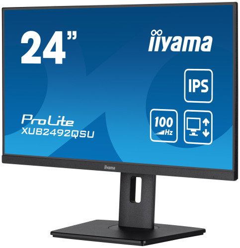 iiyama ProLite XUB2492QSU-B1 WQHD IPS 24 pulg 100 Hz Negro iiyama ProLite XUB2492QSU-B1 WQHD IPS 24 pulg 100 Hz Negro