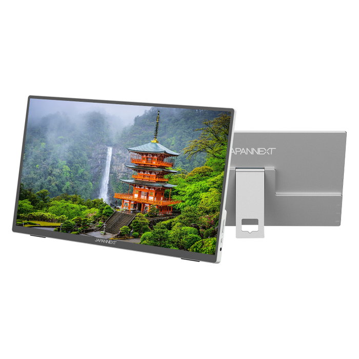 JAPANNEXT JN-MD-I156FHDR-T Monitor Portátil Táctil Full HD de 15,6 pulgadas, Gris