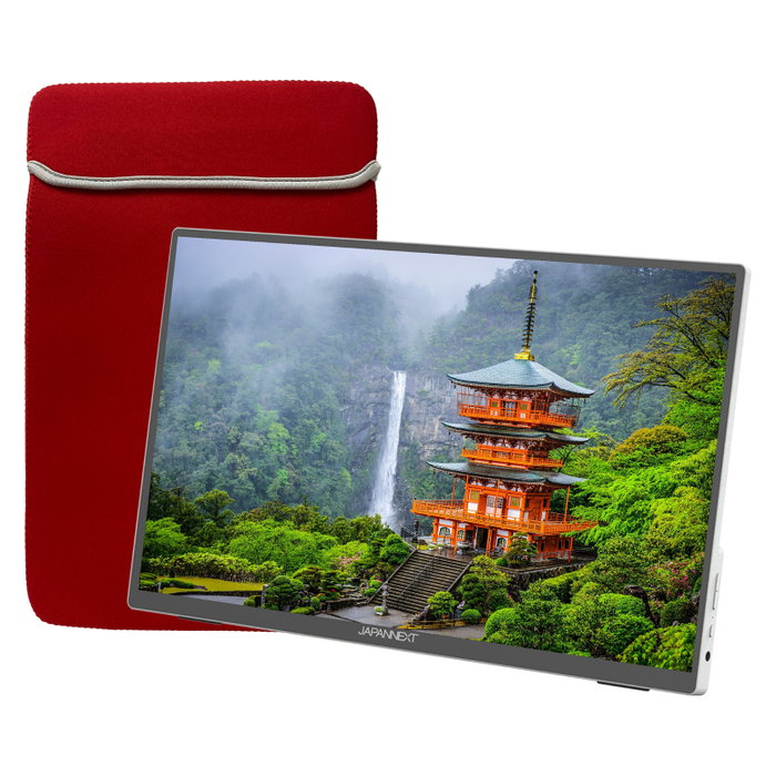 JAPANNEXT JN-MD-I156FHDR-T Monitor Portátil Táctil Full HD de 15,6 pulgadas, Gris