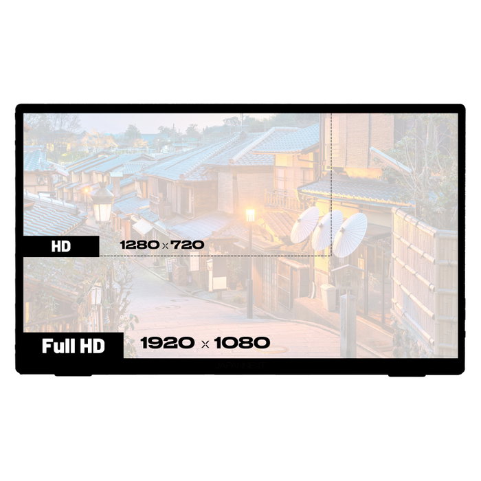JAPANNEXT JN-MD-I156FHDR-T Monitor Portátil Táctil Full HD de 15,6 pulgadas, Gris