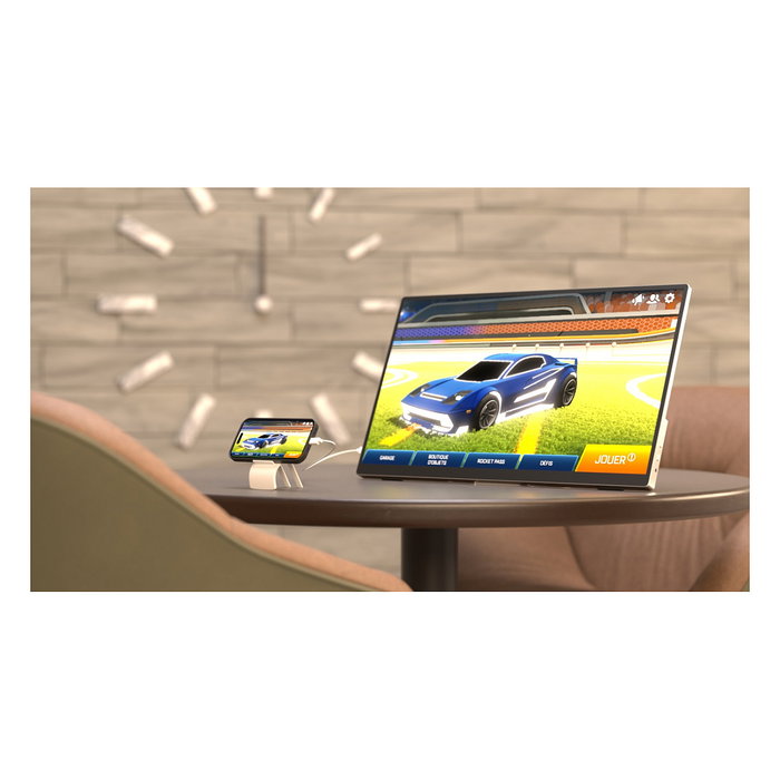 JAPANNEXT JN-MD-I156FHDR-T Monitor Portátil Táctil Full HD de 15,6 pulgadas, Gris