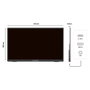 JAPANNEXT JN-MD-I156FHDR-T Monitor Portátil Táctil Full HD de 15,6 pulgadas, Gris
