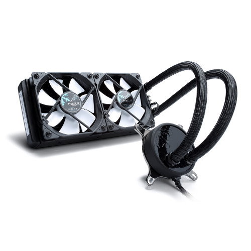 Fractal Design Celsius S24 Refrigeración Líquida para Procesador, FD-WCU-CELSIUS-S24-BK, Compatible con LGA 1700, 2 Ventiladores, PWM