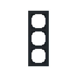 BUSCH-JAEGER 1723-45M Abdeckrahmen 3-fach Negro
