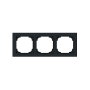 BUSCH-JAEGER 1723-45M Abdeckrahmen 3-fach Negro
