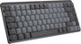 Logitech MX Mechanical Mini for Mac, Teclado Mecánico Inalámbrico 75% Grafito/Gris