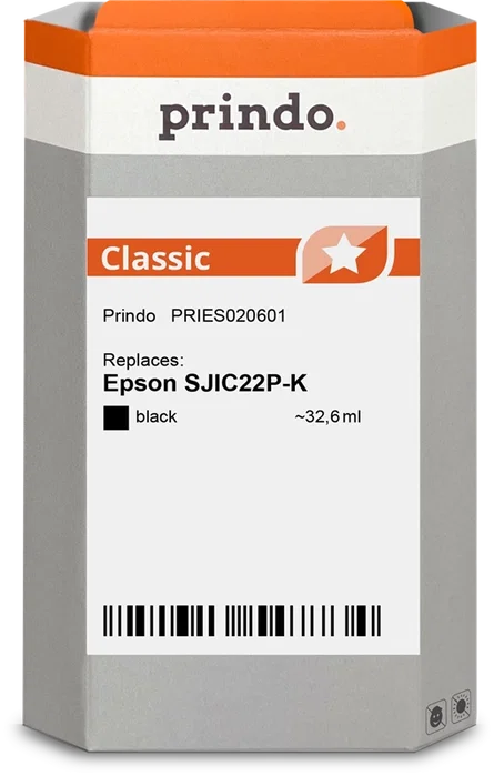 Prindo Cartucho de tinta negro PRIES020601 Classic Prindo Cartucho de tinta negro PRIES020601 Classic