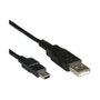 ROLINE Cable USB 2.0 A a Mini-USB A de 3 m, Negro