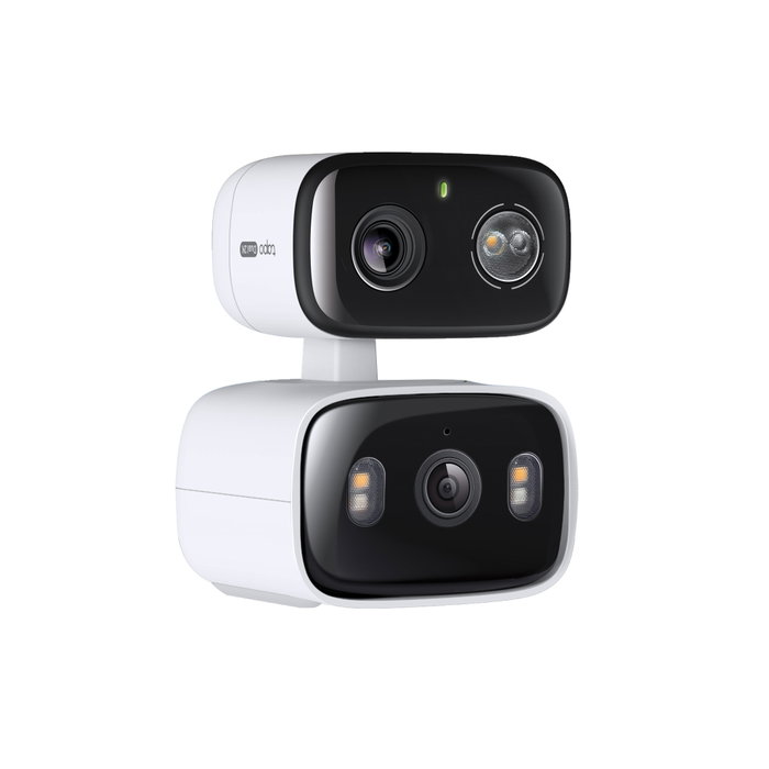 TP-Link Tapo TC34 Cámara de Seguridad WiFi Dual Lens Pan/Tilt 2K para Interior y Exterior con IA y Seguimiento Automático
