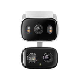 TP-Link Tapo TC34 Cámara de Seguridad WiFi Dual Lens Pan/Tilt 2K para Interior y Exterior con IA y Seguimiento Automático