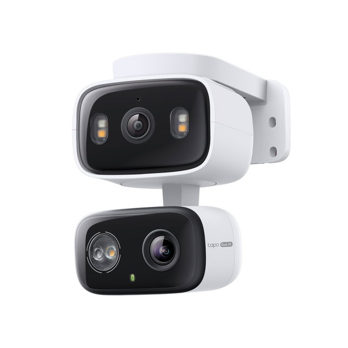 TP-Link Tapo TC34 Cámara de Seguridad WiFi Dual Lens Pan/Tilt 2K para Interior y Exterior con IA y Seguimiento Automático