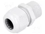 FIBOX Sello aislante M20 1,5 IP68 gris