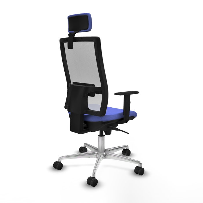 PIQUERAS Y CRESPO Silla de oficina Horna con mecanismo Sincro, Azul claro y Blanco PIQUERAS Y CRESPO Silla de oficina Horna con mecanismo Sincro, Azul claro y Blanco