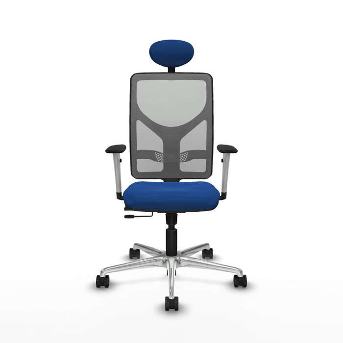 PIQUERAS Y CRESPO Silla de oficina Motilla Azul con mecanismo Sincro/Traslack PIQUERAS Y CRESPO Silla de oficina Motilla Azul con mecanismo Sincro/Traslack