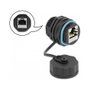 DeLOCK Conector de cable RJ45 hembra a RJ45 hembra Cat.6A con tapa resistente al agua