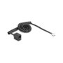 DeLOCK 90064 Cable telefónico en espiral RJ11 a RJ45, 3 m, Negro