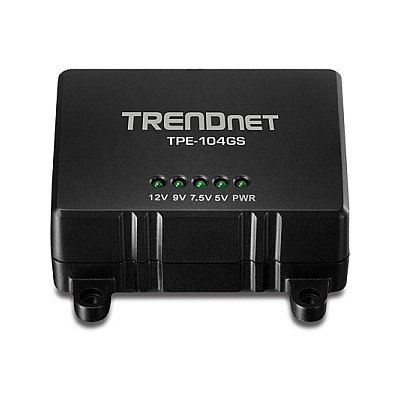 TRENDnet TPE-104GS Power over Ethernet Splitter Gigabit PoE Inyector Adaptador DC 5V 2.5A para CCTV Cámara IP